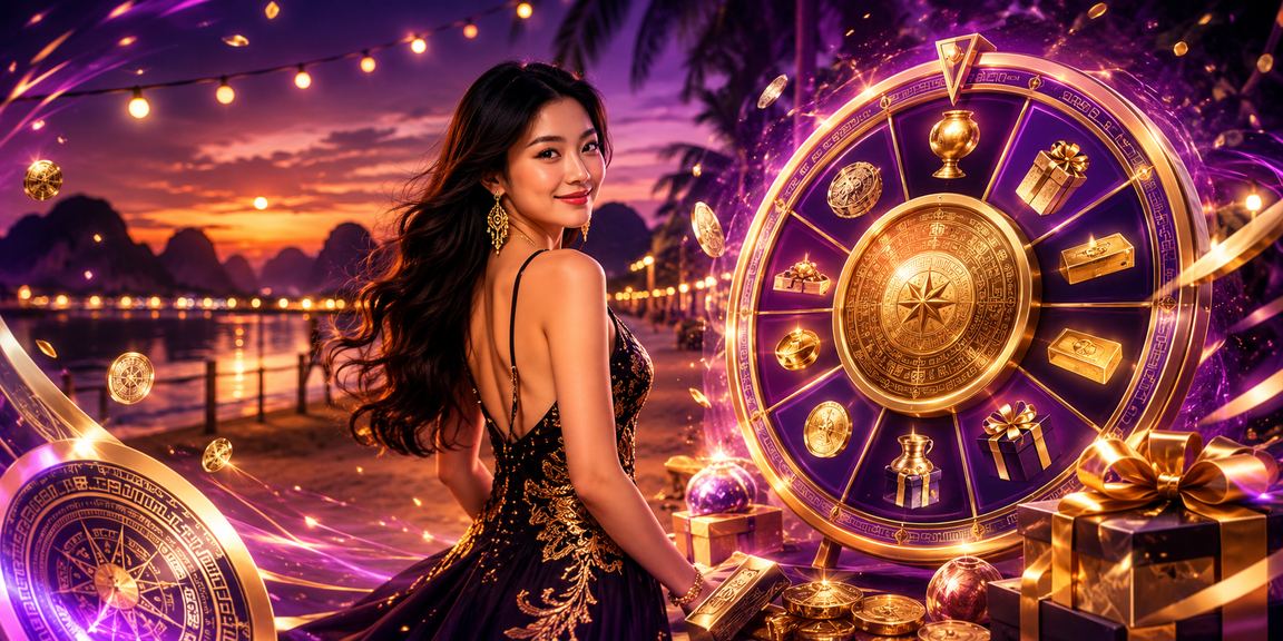 Màn hình neon hiển thị kết quả cược may mắn tại Ninh Bình trong không khí đêm hội
